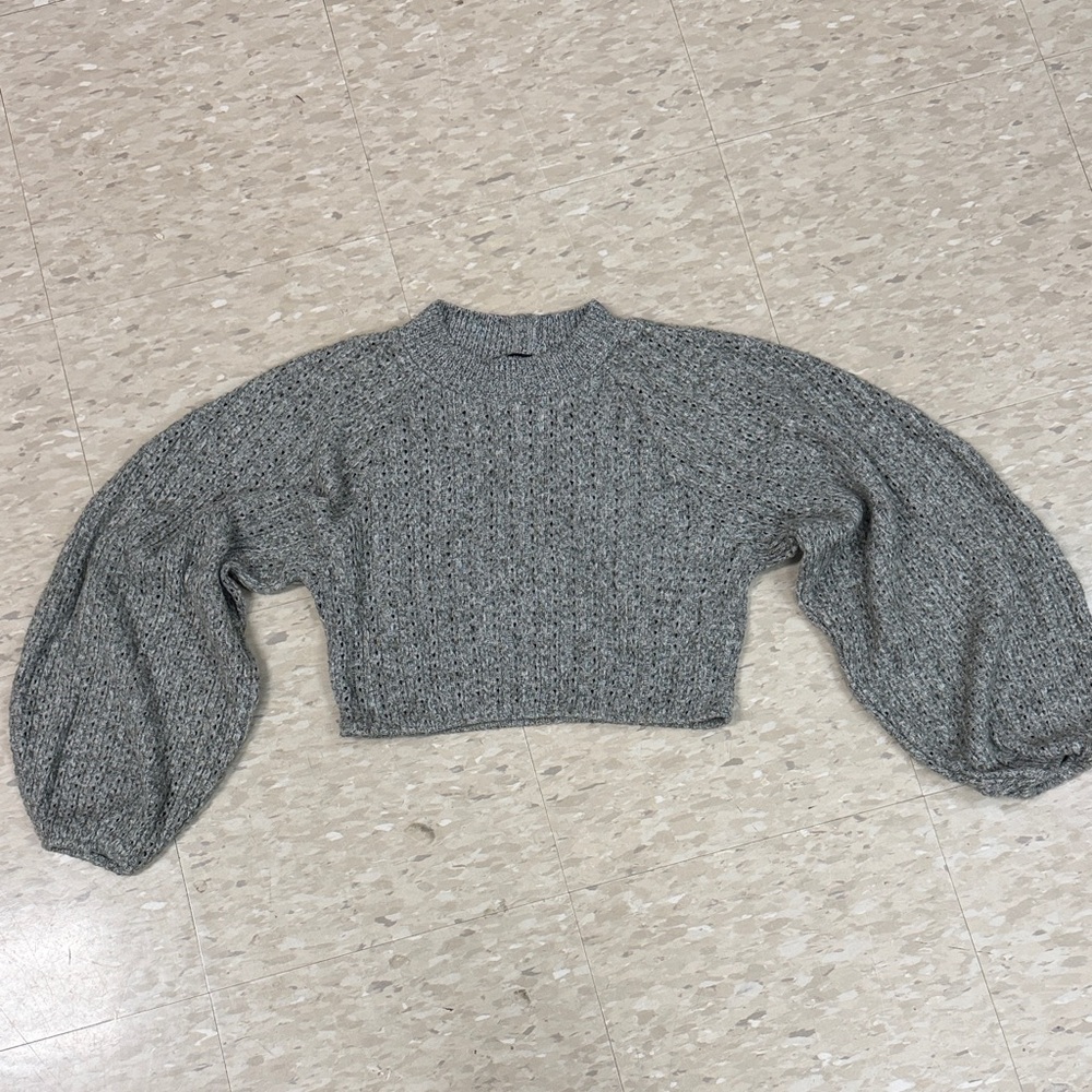 Zara Gray Knit Sweater